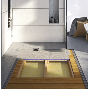 How To Install A Shower Tray On A Wooden Floor
